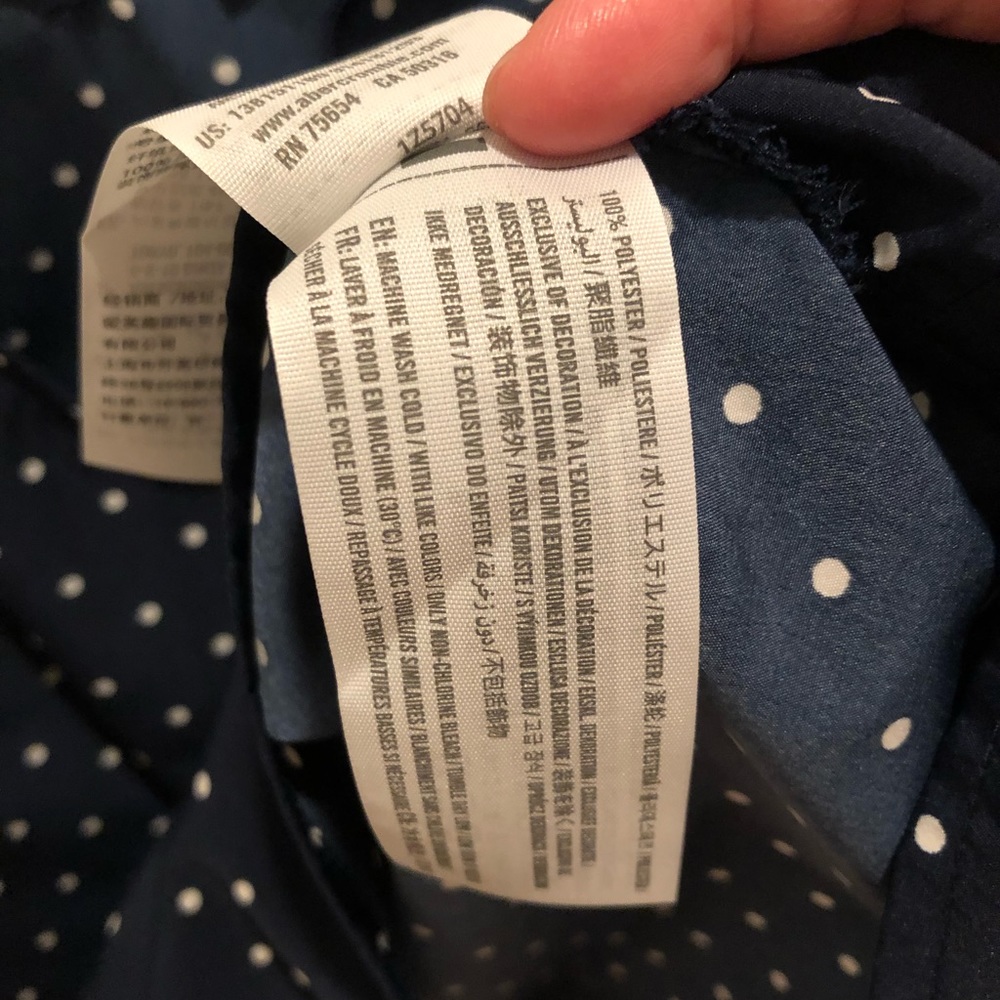 ANF Blue basic top - Picture 3 of 4